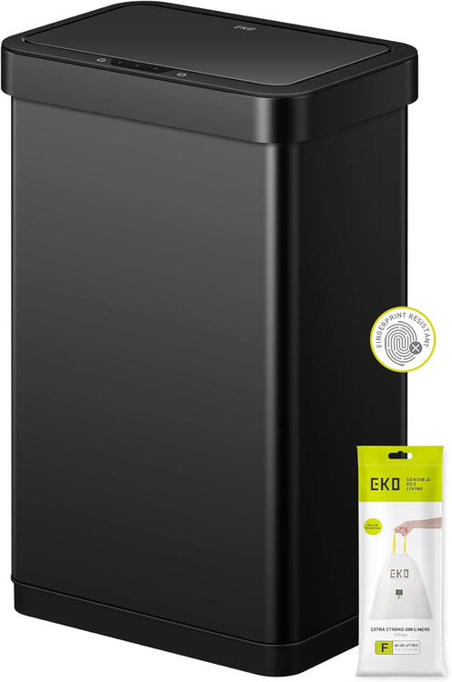 eko econova 13.2 gallon touchless kitchen trash can eko econova 13.2 gallon touchless kitchen trash can