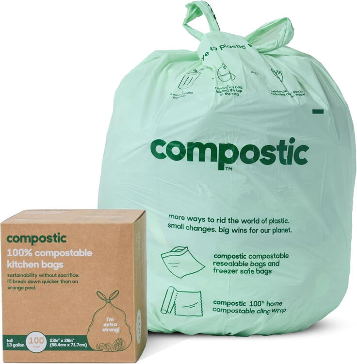 compostic 13 gallon compostable kitchen trash bags compostic 13 gallon compostable kitchen trash bags